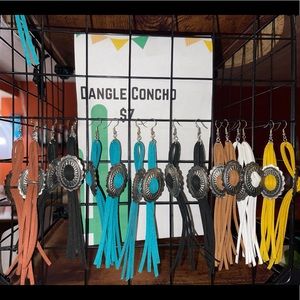 Western Concho earrings